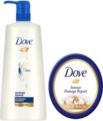 DOVE Intense Repair Shampoo and Mask  (2 Items in the set)