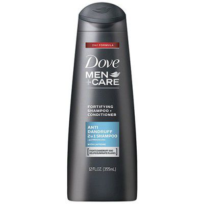 Dove Men+Care 2 in 1 Shampoo and Conditioner, Anti-Dandruff Fortifying - 355ml