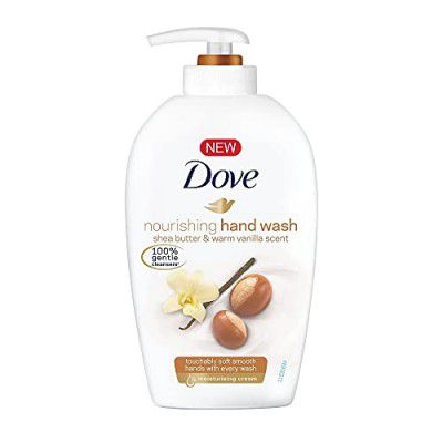 Dove Nourishing Hand Wash, Shea Butter and Warm Vanilla, 220ml Bottle