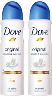 DOVE Original Deodorant for Women Deodorant Spray - For Women (150 ml, Pack of 2)