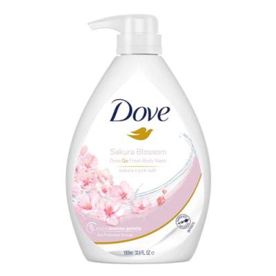 Dove Refreshing Sakura Blossom Body Wash With Himalaya Pink Salt, 1L