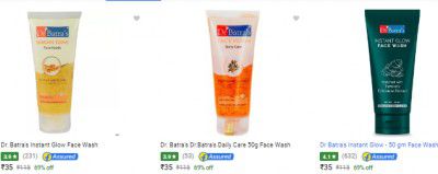 Dr Batra Facewash Starts @ ₹39