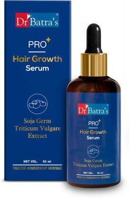 Dr Batras Pro+ Hair Growth Serum 50 gm, Natural Serum (50 ml)