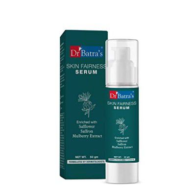 Dr Batra's Skin Fairness Serum, For Bright Skin & Complexion, Glowing & Healthy Skin, Silicone & Hydroquinone free, Suitable for all skin (50 ml)