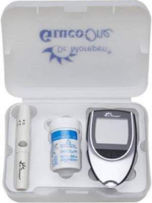 Dr.Morepen BLOOD GLUCOSE Glucometer (Black & Grey)