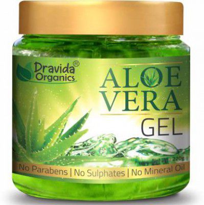 Dravida Organics 100% Pure Aloe Vera Gel  (220 g)