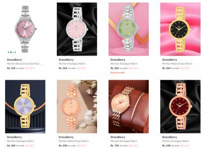 DressBerry Women Watches Upto 85% Off