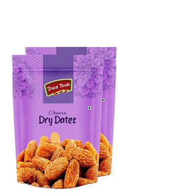 Dried Treats Premium Dates (Dry yellow Dates/ Peela Chuara, 400g)