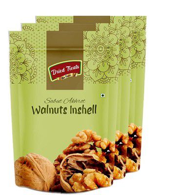 Dried Treats Premium Nuts (Shelled Walnut/ Sabut Akhrot, 600g)