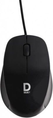 DSelect by Dell DS111 Wired Optical Mouse  (USB 2.0, Black)