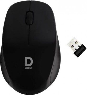 DSelect by Dell DS320 Wireless Optical Mouse  (2.4GHz Wireless, Black)