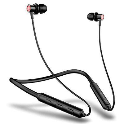 Dumbel Void 200 Wireless Bluetooth In Ear Neckband Earphone with Mic (Dusk Black)