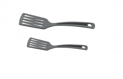 Dynore Black Nylon Spatula Turner for Nonstick- Set of 2