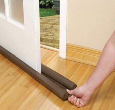 E-COSMOS Door Bottom Sealing Strip Guard for Home | Door Stoppers | Door Seal | Door Closers - Brown, (36 inch) (Pack of 1)