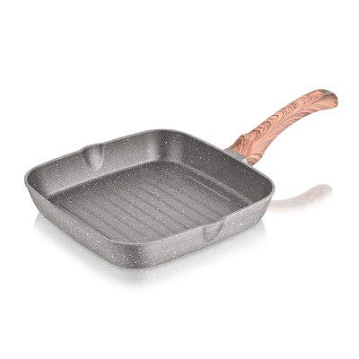 Echt Die Cast Aluminium Non Stick Square Grill Pan(24 cm)