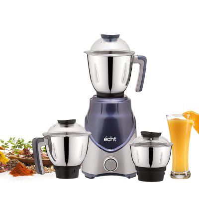 Echt ZR 7S Mixer Grinder 750 Watt , 3 Stainless Steel Jars