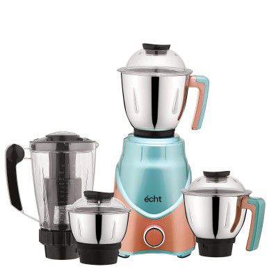 Echt ZR 7S Mixer Grinder 750 Watt, 4 Stainless Steel Jars