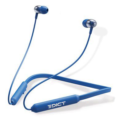 EDICT by Boat DynaBeats EWE02 Wireless Bluetooth in-Ear Neckband Headphone with Mic (Blue)