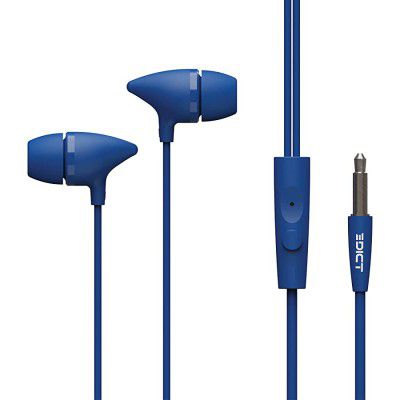 EDICT by Boat Strikers EEP01 Wired in Ear Earphone with Mic Blue