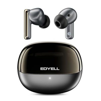 EDYELL A1 TWS Wireless Earbuds, 32 Db Active Noise Cancellation, 48 Hrs Playback, 4 Mic HD Calling, 13mm Speaker Drivers HiFi Stereo Sound, Type-C, Bluetooth V5.3