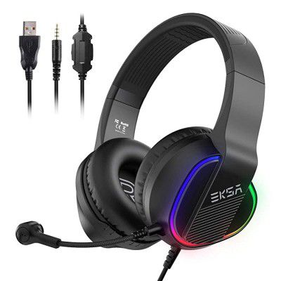 EKSA E400 Wired Gaming Headset with Stereo Surround Sound