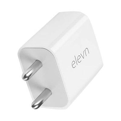 elevn Type-C USB Charger, Single Port 20W Wall Charger with PD Technology, USB Wall Charger Adapter (White)