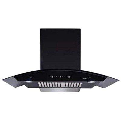 Elica 90 cm 1350 m3/hr Auto Clean Chimney (BFCG 900 HAC LTW MS NERO)