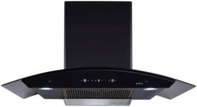 Elica FLCG 900 HAC LTW MS NERO Auto Clean Wall Mounted Chimney (1350 CMH)