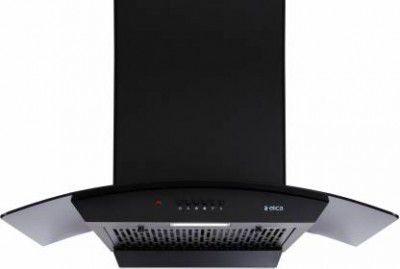 Elica FLCG PB 900 HAC NERO Auto Clean Wall Mounted Chimney (1310 CMH)