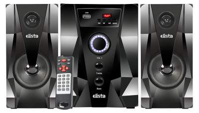 Elista Diamond 2.1 AUBF 2.1Channel Multimedia Speaker with Bluetooth, USB and FM