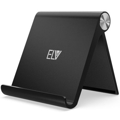 Elv Foldable, Portable, Tablet/Phone Stand. Compatible Phone Holder