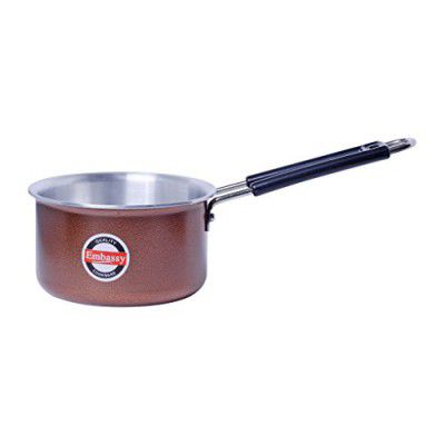 Embassy Aluminium Hammer-Tone Saucepan, 1400 ml, 16.5 cm, Size 11