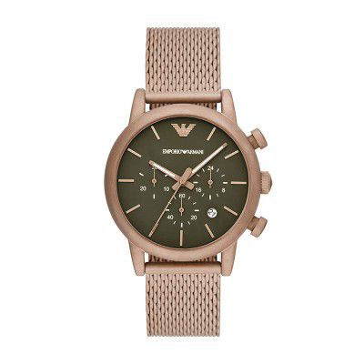 Emporio Armani Analog Green Dial Mens Watch-AR11428