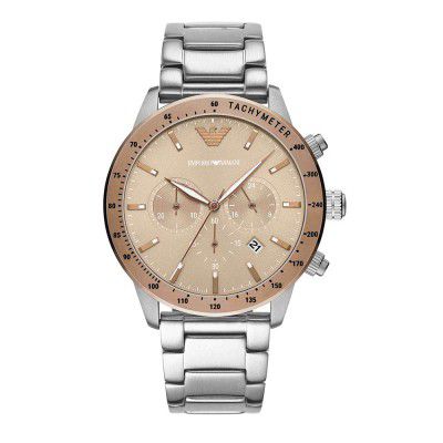 Emporio Armani Mario Analog Gold Dial Mens Watch-AR11352