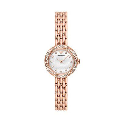 Emporio Armani Rosa Analog Mother of Pearl Dial Women's Watch-AR11474