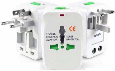 En ligne Universal Travel Adapter, All in one Plug for Phone, Laptop, Camera, Worldwide Adaptor  (White)