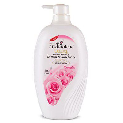 Enchanteur Romantic Deluxe Shower Gel for Women | Hydrate your Body| Long Lasting Fragrance | Skin Rejuvenating | Extracted From Exotic Bulgarian roses & Jasmine | 650ml