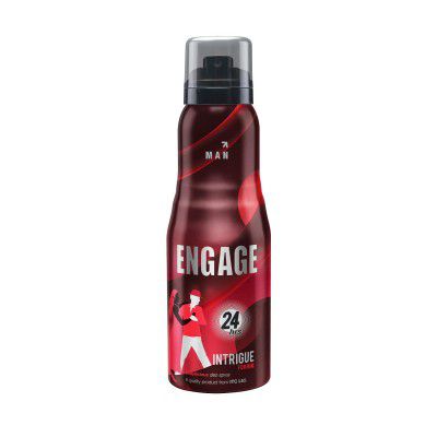 Engage Intrigue for Him Deodorant for Men, Warm & Seductive, Skin Friendly, 165ml