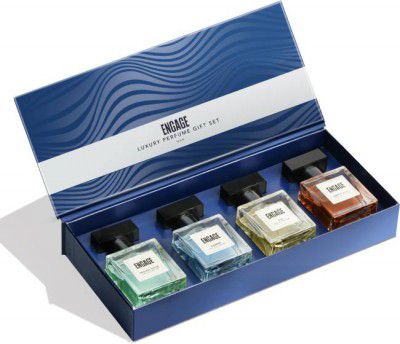 Engage Luxury Perfume Gift Set, Pack of 4 (25mlx4), Assorted Pack Eau de Parfum - 100 ml (For Men)