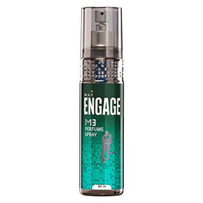 Engage M3 Perfume Spray For Men, Fresh and Minty, Skin Friendly, 120ml