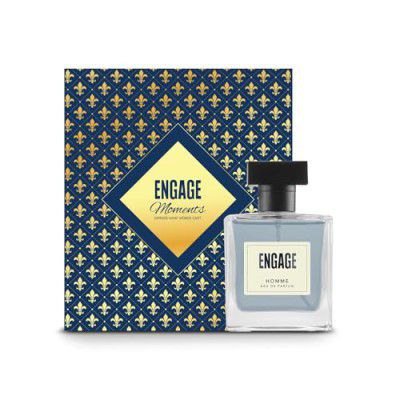 Engage Moments Luxury Perfume Gift for Men, Fresh & Citrus, Long Lasting, Birthday Gift, Pack of 1, 100ml