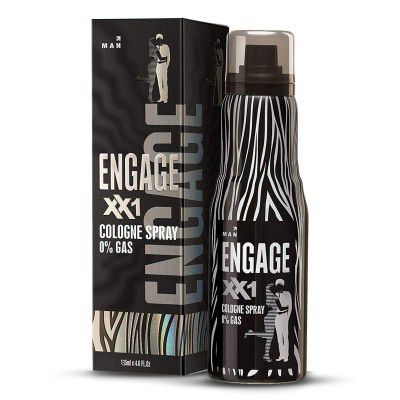 Engage XX1 Cologne No Gas Perfume for Men, Citrus and Spicy, Skin Friendly, 135ml