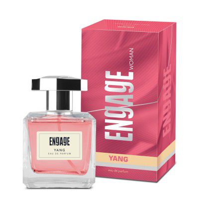 Engage Yang Eau De Parfum for Women, Floral and Fruity, Skin Friendly and Long Lasting, 90ml