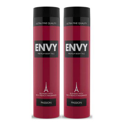 ENVY Passion Talc 300GM - Each (Pack of 2) | Scented Talcum for Men