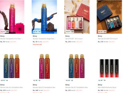 Envy Perfume Starting @ ₹99/- | Upto 60% off