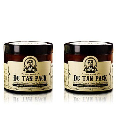 Escobar De Tan Pack for Men with Eucalyptus & Thyme For Skin Brightening,100gm Each, Pack of 2,