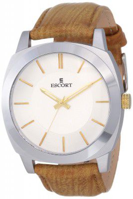 Escort Analog Silver Dial Men's Watch-E 1600-2905 SL.2