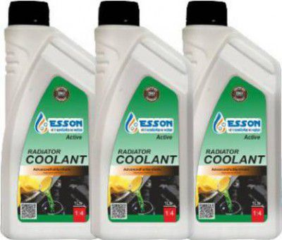 ESSON RADIATOR COOLANT -P3 RADIATOR Car Care Radiator Coolant Concentrate Green (1 L) (Pack of 3) Coolant Green  (1 L)