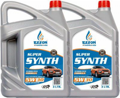 ESSON SUPER SYNTH 5W30 3 LTR-P2 SUPER SYNTH 5W30 3 LTR-P2 Full-Synthetic Engine Oil  (6 L, Pack of 2)