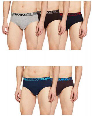 Euro Mens Cotton Brief (Pack of 5)